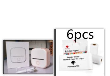 Mini Thermal Label Printer - Portable, Bluetooth, Home & Student Use - silverfoxgoods